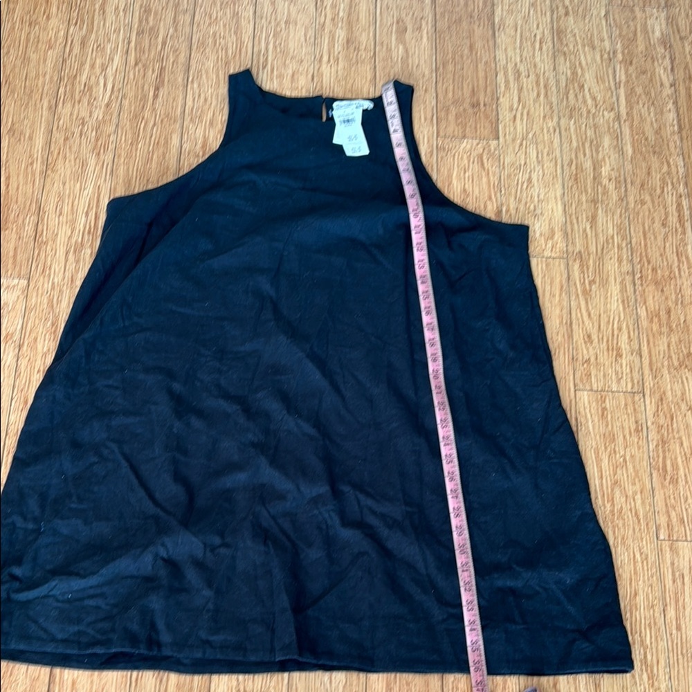 Abercrombie and Fitch Linen and cotton black dress XXL